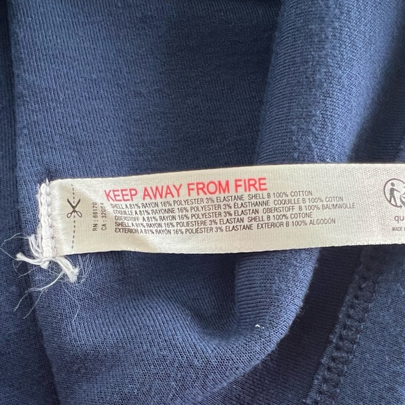 Women’s Daily Practice Nautical Fisherman Navy Blue Dress with White Trim Large - Picture 8 of 9